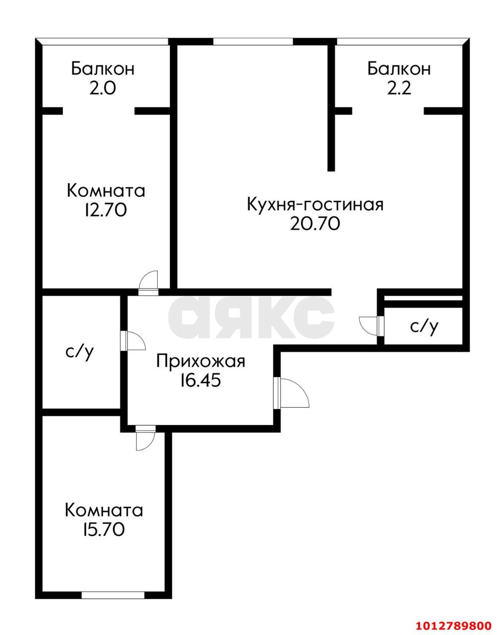 Фото №20: 3-комнатная квартира 94 м² - Краснодар, Фестивальный, ул. Скрябина, 2