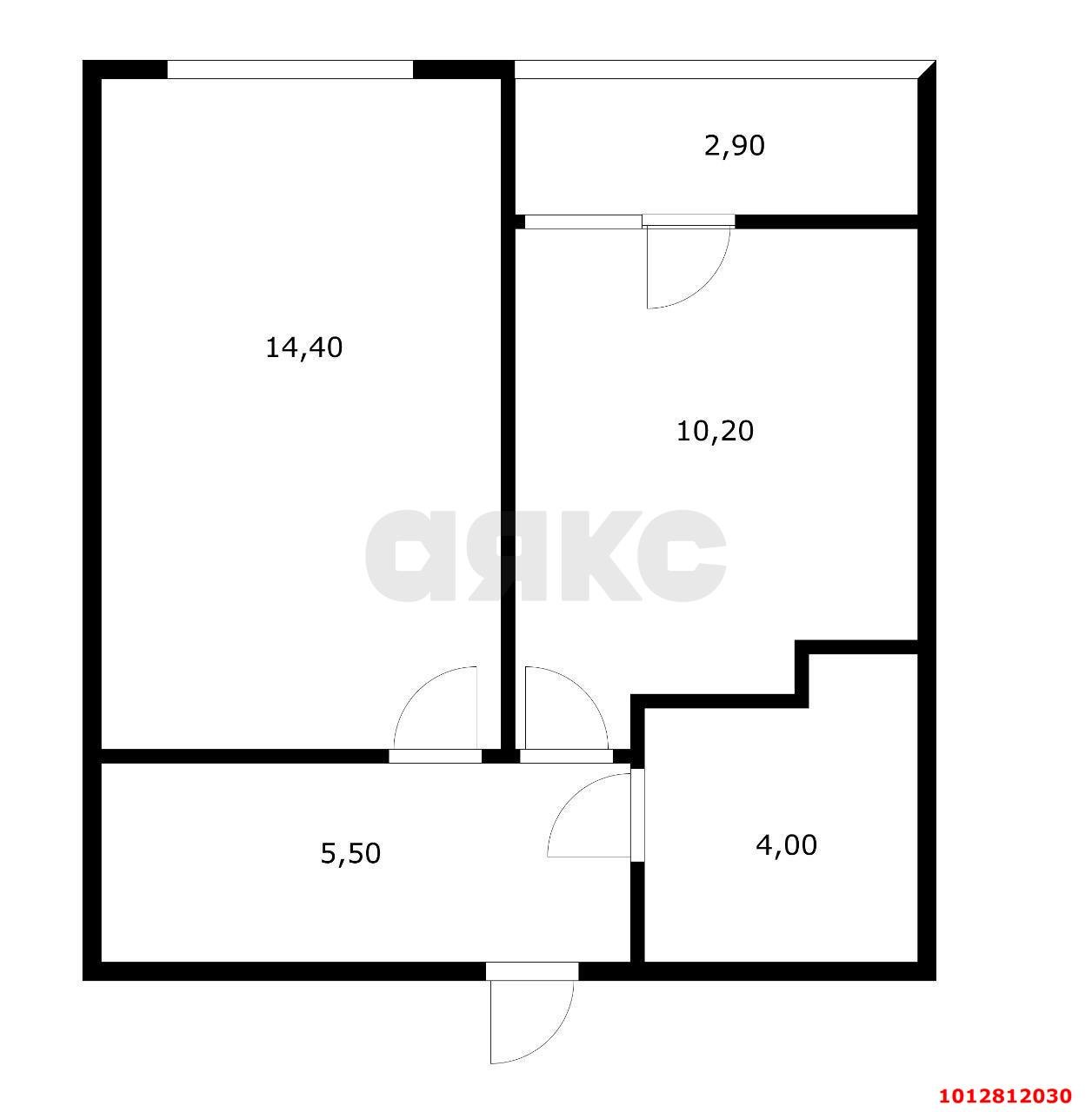 Фото №10: 1-комнатная квартира 38 м² - Краснодар, жилой комплекс Самолёт, ул. Западный Обход, 39/2к5