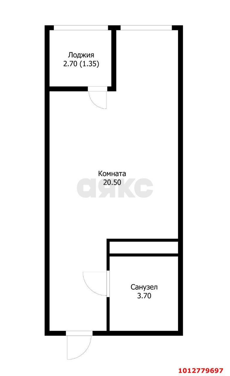 Фото №7: Студия 25 м² - Краснодар, Славянский, ул. Заполярная, 39лит10