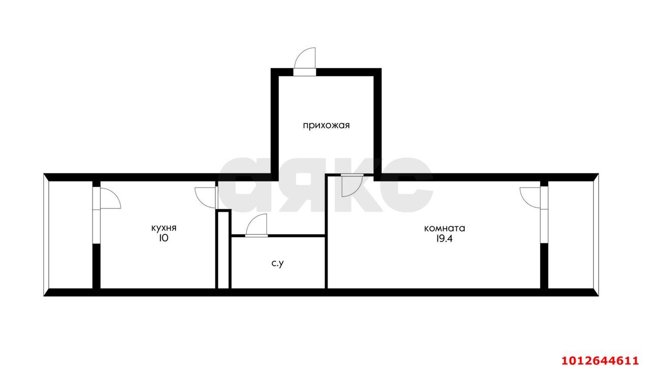 Фото №7: 1-комнатная квартира 45 м² - Краснодар, Восточно-Кругликовский, ул. Героев-Разведчиков, 30