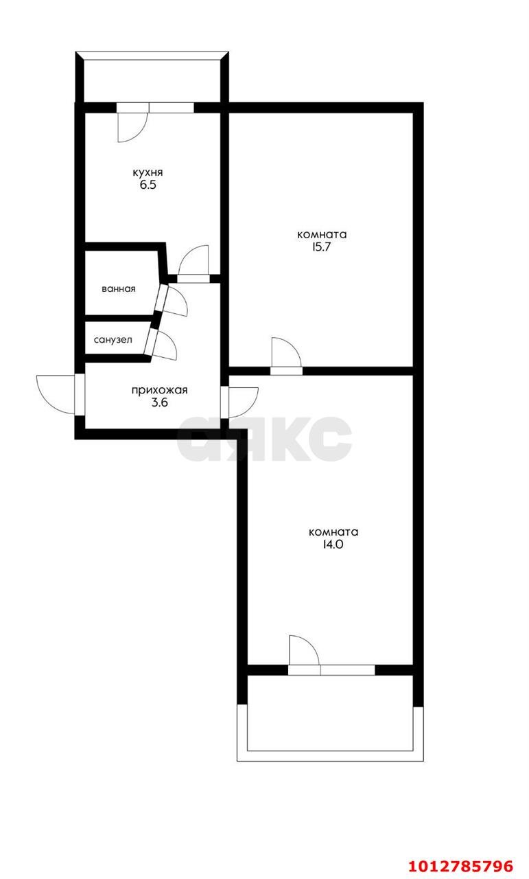 Фото №16: 2-комнатная квартира 48 м² - Краснодар, Центральный, ул. Новокузнечная, 200