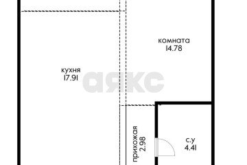 Фото №5: 1-комнатная квартира 44 м² - Краснодар, мкр. Черёмушки, ул. Обрывная, 132/1