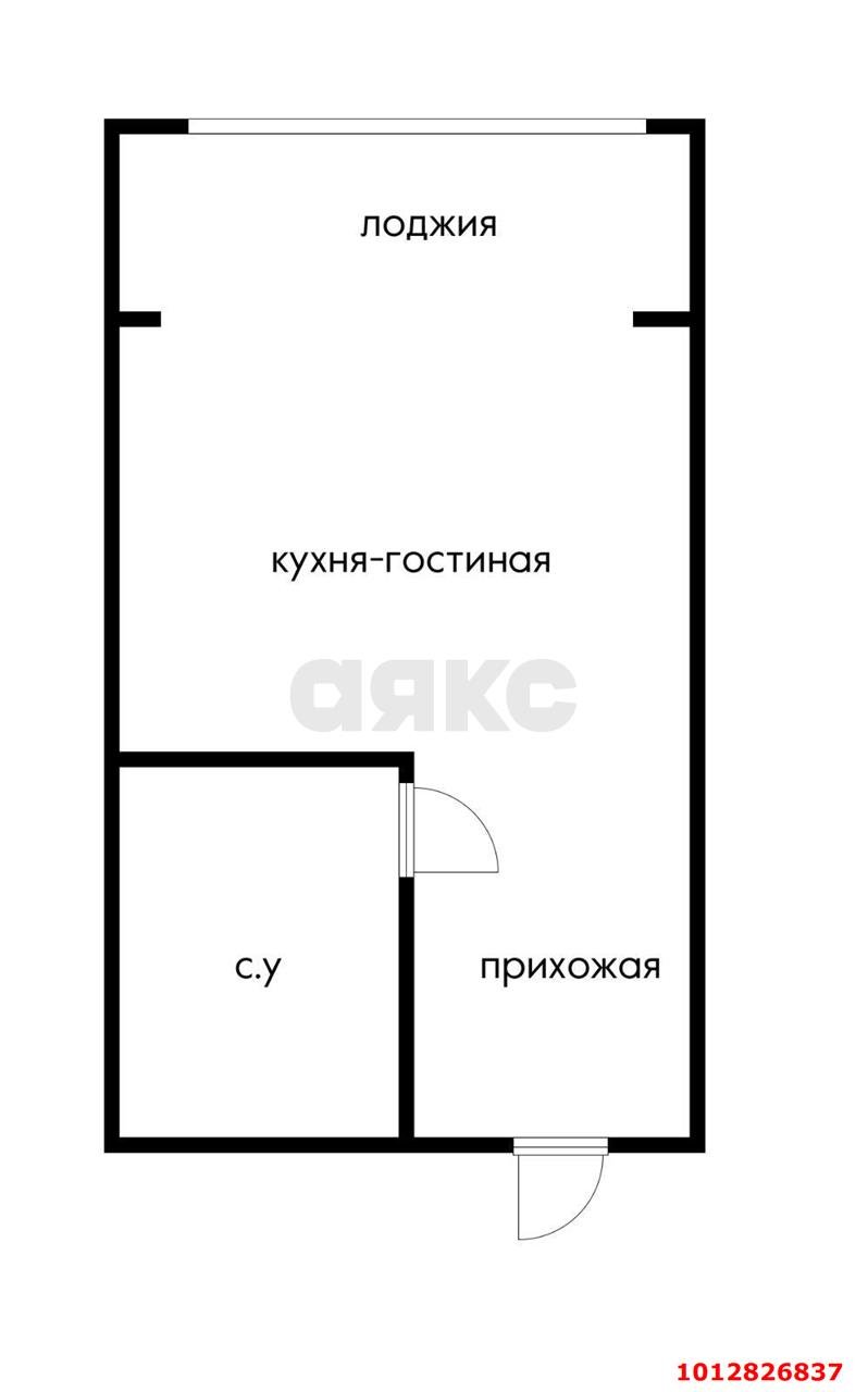 Фото №7: Студия 24 м² - Краснодар, жилой комплекс Альпы, ул. Командорская, 6к1