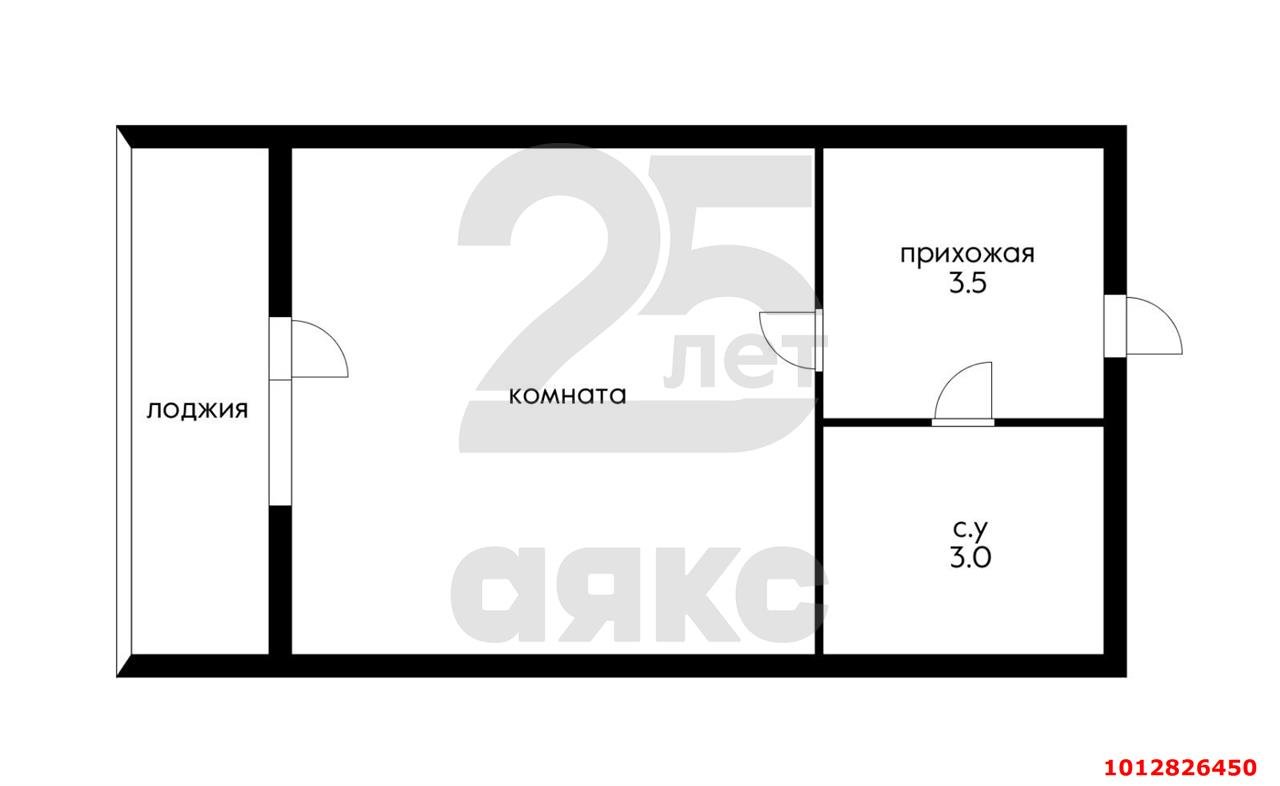 Фото №6: Студия 20 м² - Краснодар, Прикубанский внутригородской округ, ул. Почтовое отделение 73, 73