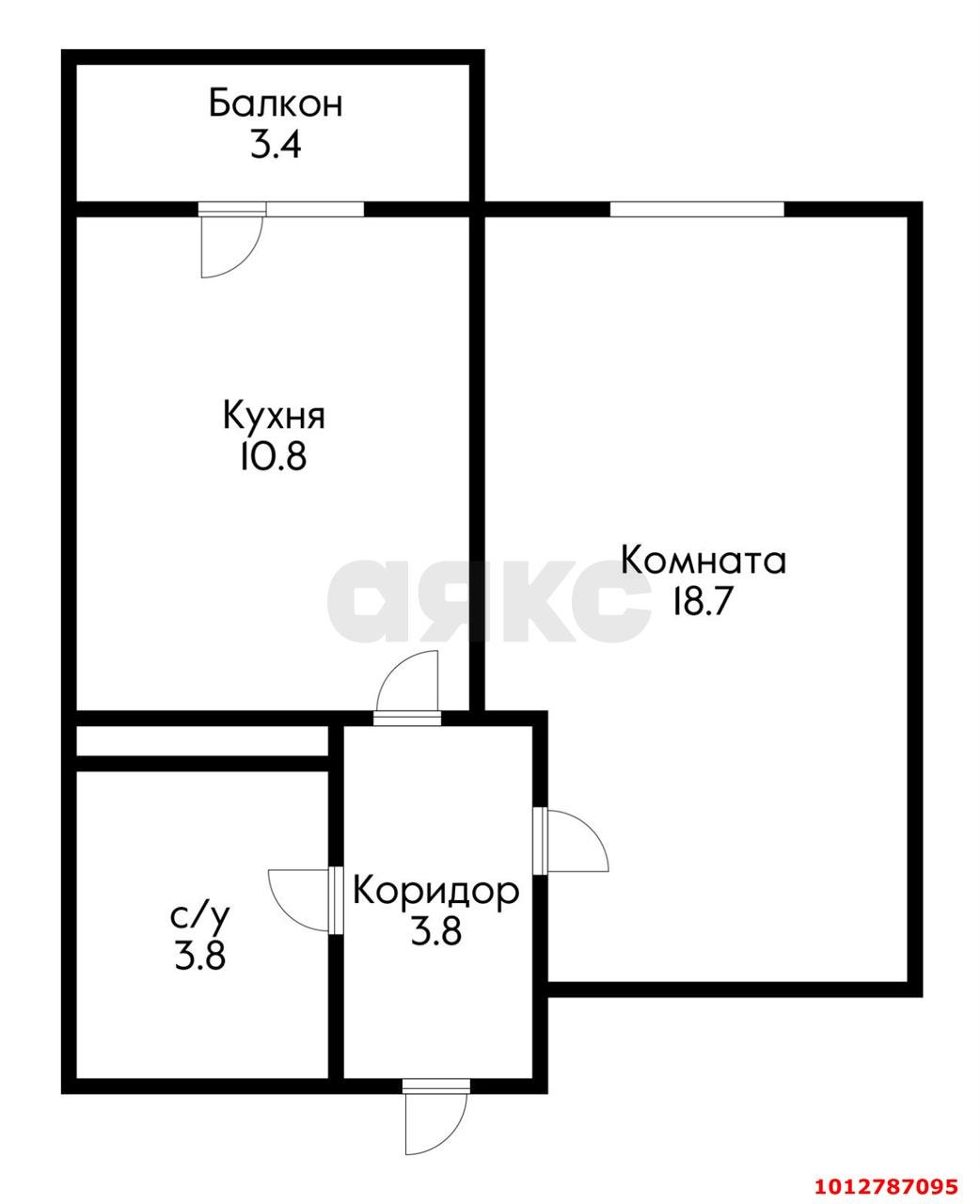 Фото №11: 1-комнатная квартира 40 м² - Краснодар, жилой комплекс Премьера, ул. Автолюбителей, 1/7к1