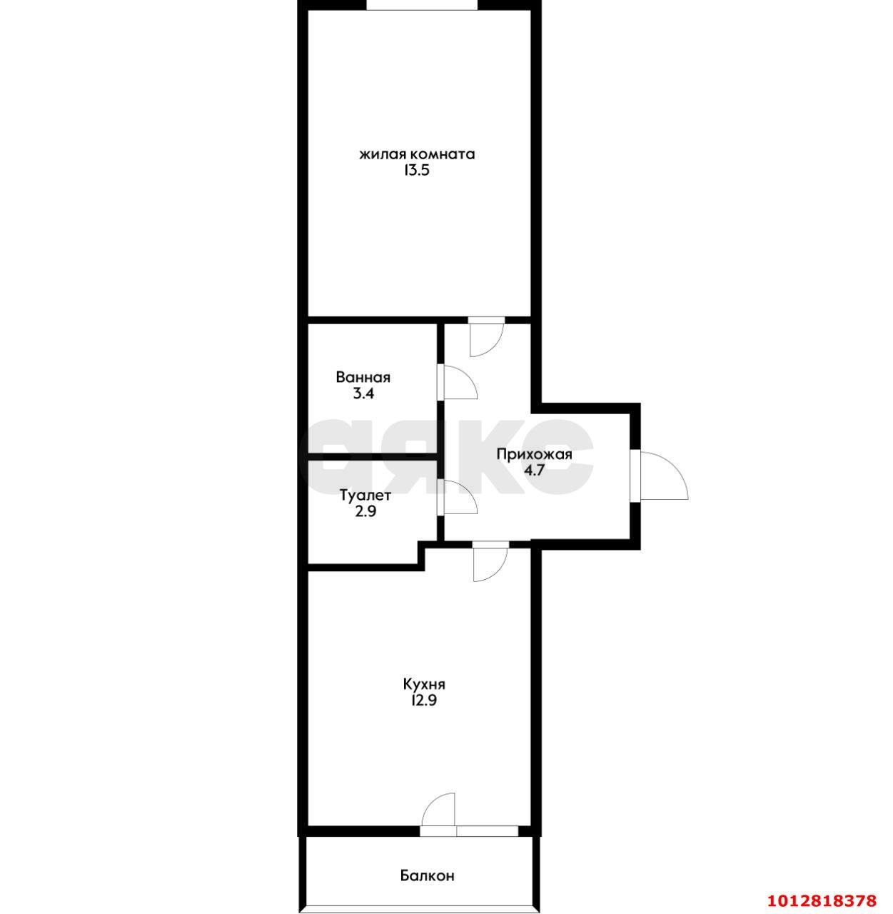 Фото №2: 1-комнатная квартира 40 м² - Краснодар, жилой комплекс Нeo-квартал Красная Площадь, ул. Конгрессная, 15