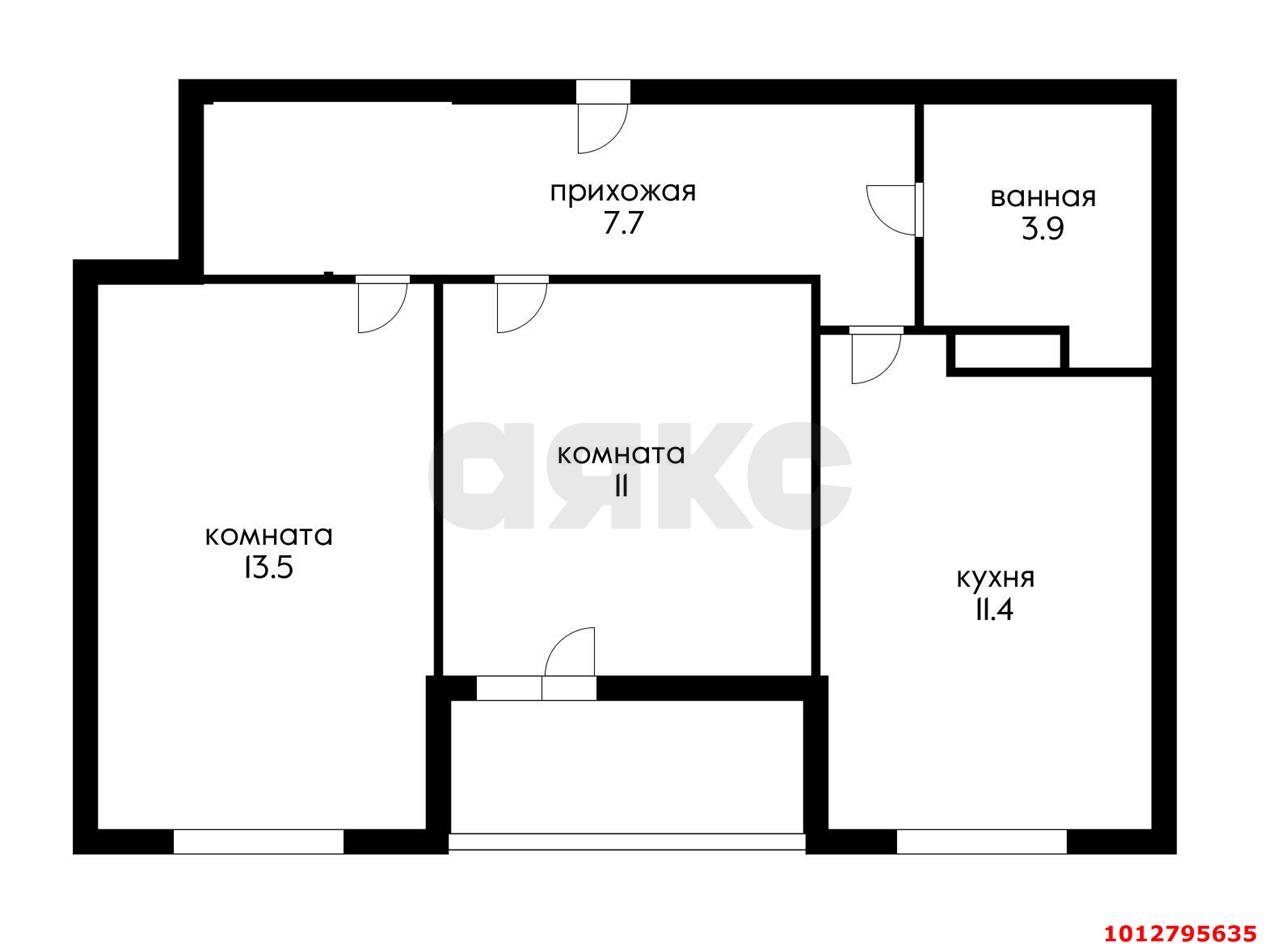 Фото №10: 2-комнатная квартира 52 м² - Краснодар, жилой комплекс Самолёт, ул. Западный Обход, 39/2