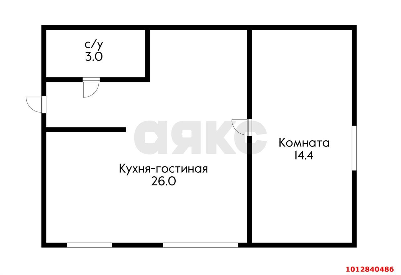 Фото №13: 1-комнатная квартира 42 м² - Краснодар, Центральный, ул. Коммунаров, 294