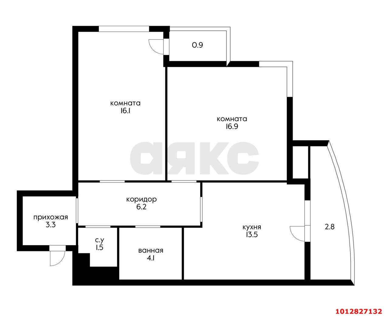 Фото №18: 2-комнатная квартира 65 м² - Краснодар, Юбилейный, б-р Клары Лучко, 4