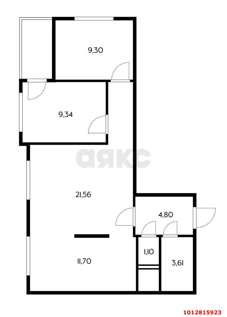 Фото №19: 2-комнатная квартира 60 м² - Краснодар, жилой комплекс Олимп, ул. Домбайская, 10/2