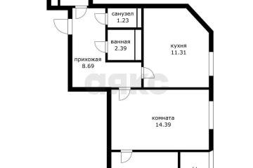 Фото №1: 2-комнатная квартира 52 м², 17/20 эт. - Краснодар, мкр. жилой комплекс Олимп, ул. Домбайская, 10/2