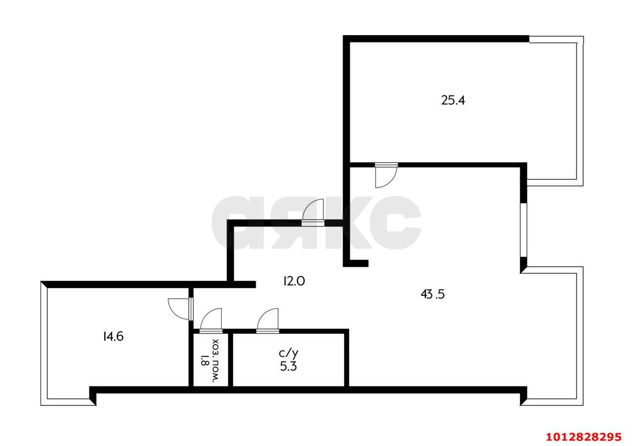 Фото №20: 3-комнатная квартира 100 м² - Краснодар, Солнечный, ул. имени Симиренко, 71к1