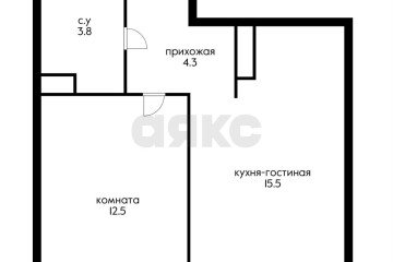 Фото №1: 1-комнатная квартира 36 м² - Краснодар, мкр. Догма Парк, 