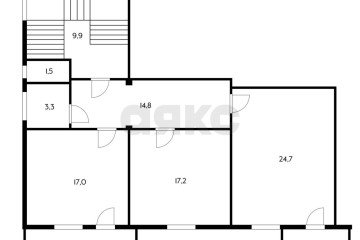 Фото №2: 3-комнатная квартира 100 м² - Краснодар, мкр. Западный внутригородской округ, ул. Красная, 17