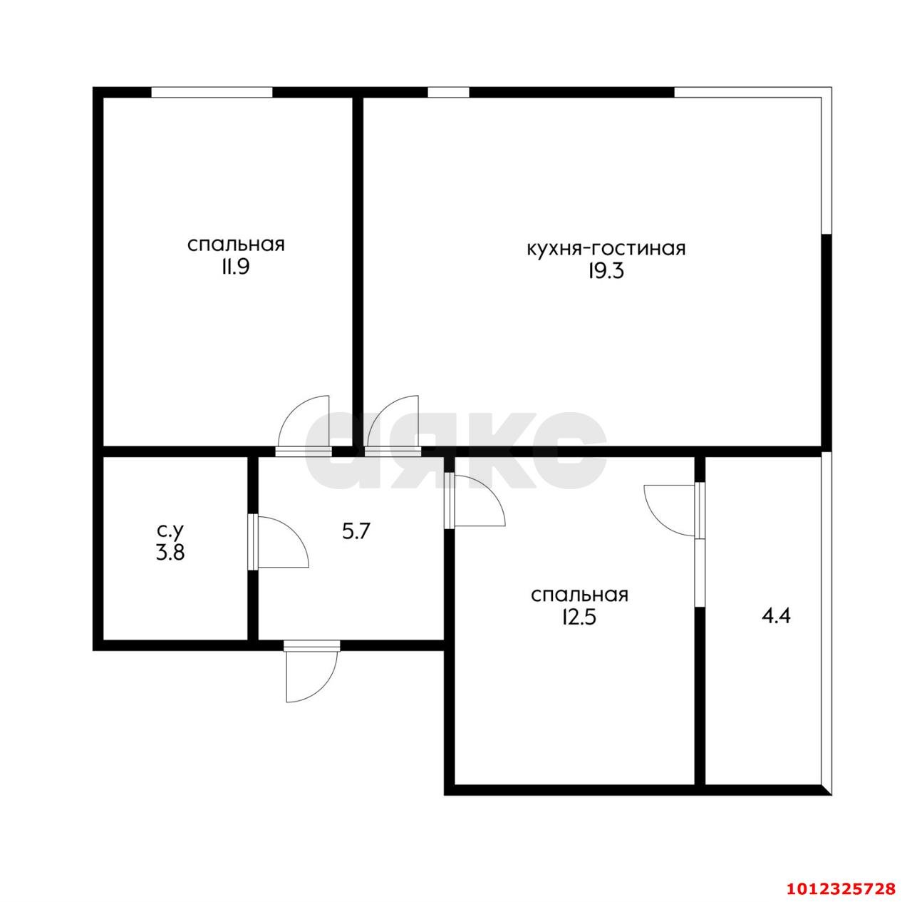 Фото №11: 2-комнатная квартира 57 м² - Краснодар, жилой комплекс Самолёт-3, ул. Ивана Беличенко, 85