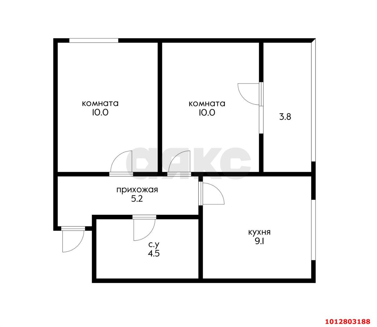 Фото №11: 2-комнатная квартира 40 м² - Краснодар, жилой комплекс Самолёт-2, ул. Западный Обход, 57