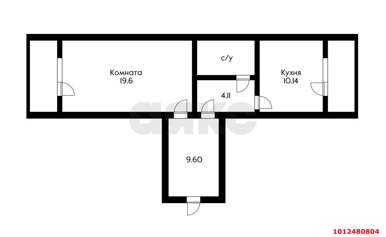 Фото №15: 1-комнатная квартира 42 м² - Краснодар, Фестивальный, ул. Атарбекова, 1/2