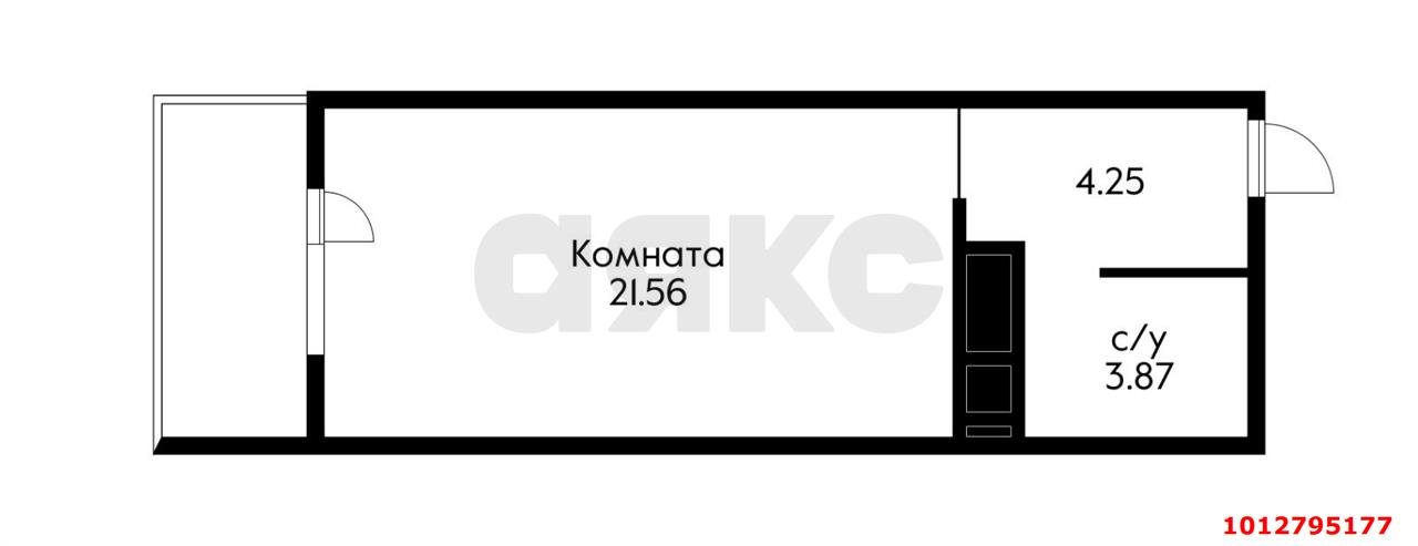 Фото №2: Студия 33&nbsp;м², 8/24&nbsp;эт. - Краснодар, Карасунский внутригородской округ, Гидростроителей, мкр. жилой комплекс Парусная Регата, ул. Автолюбителей, 1Д