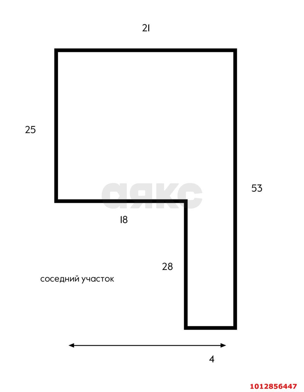 Фото №3: Земельный участок под ИЖС 6.6 сот. - Старомышастовская, ул. Красная, 116