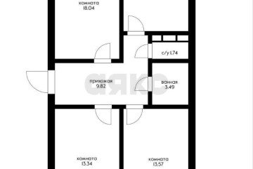 Фото №2: 3-комнатная квартира 83 м² - Краснодар, мкр. жилой комплекс Краски, ул. Краеведа Соловьёва, 6к3