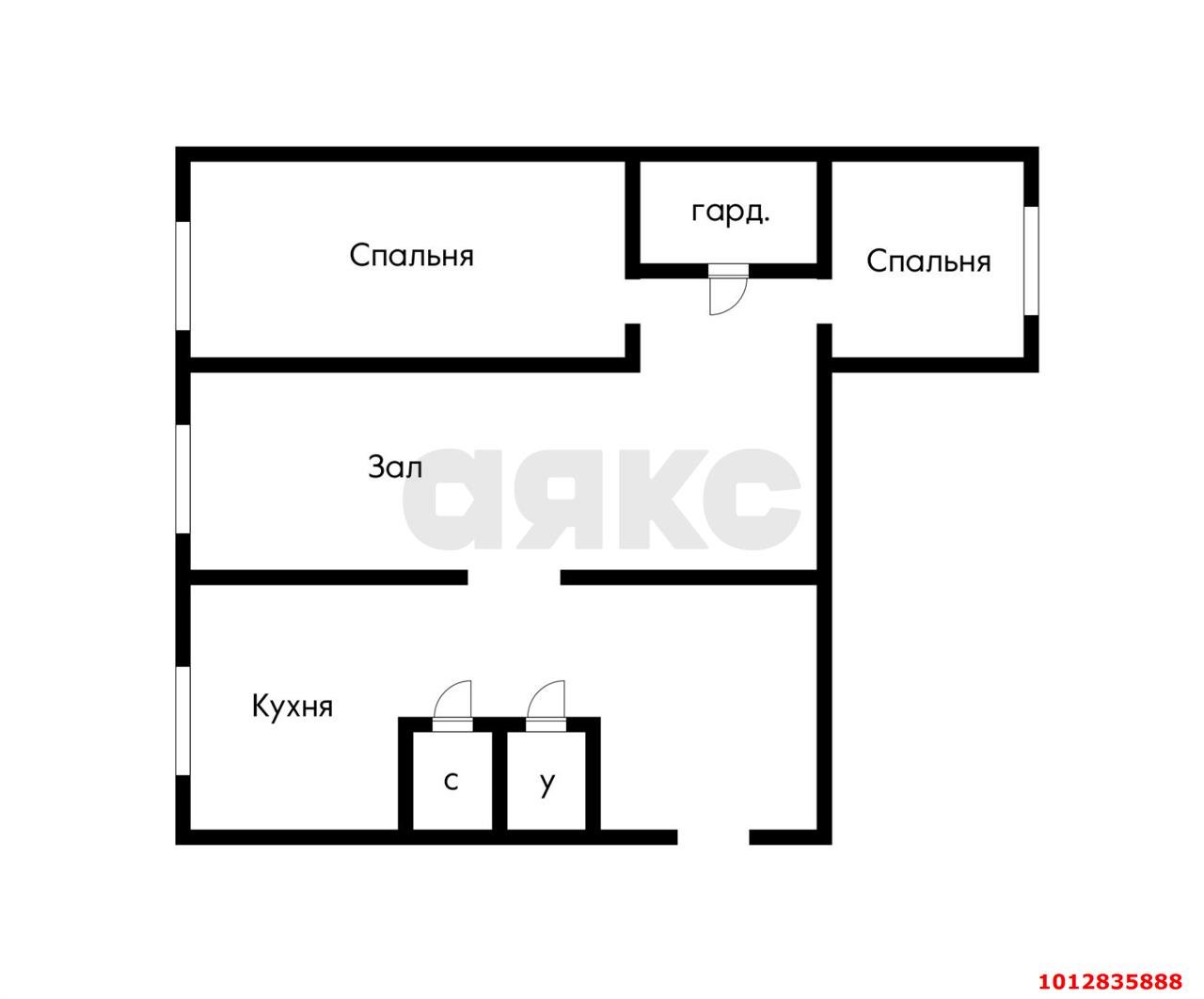 Фото №8: 3-комнатная квартира 55 м² - Краснодар, Центральный, ул. Ленина, 88/1