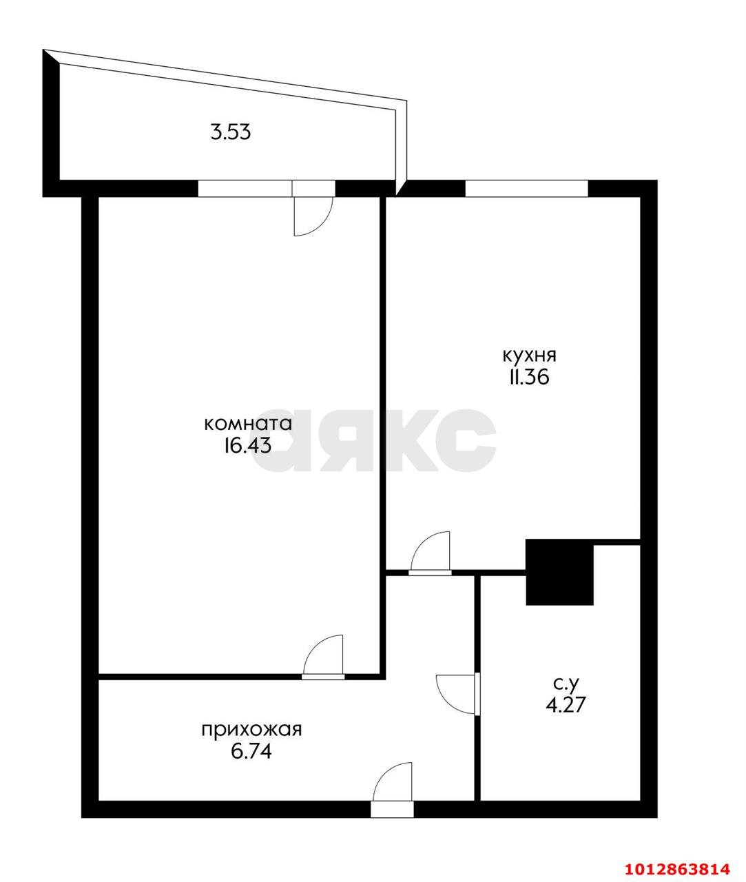 Фото №5: 1-комнатная квартира 41 м² - Краснодар, жилой комплекс Зеленодар, ул. Садовое Кольцо, 3