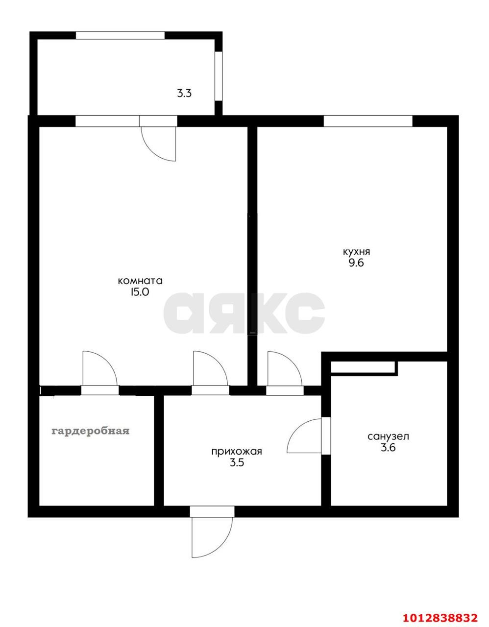 Фото №13: 1-комнатная квартира 35 м² - Краснодар, жилой комплекс Новая Португалия, ул. Лиссабонская, 80