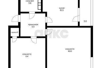 Фото №2: 2-комнатная квартира 50 м² - Краснодар, мкр. жилой комплекс Самолёт-5, ул. Западный Обход, 57лит28