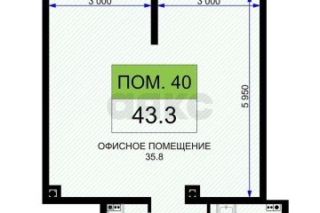 Фото №4: Торговое помещение 44 м² - Краснодар, мкр. жилой комплекс Ракурс, ул. имени Героя Ростовского, 8