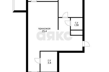 Фото №5: 2-комнатная квартира 71 м² - Краснодар, мкр. Гидростроителей, ул. Дмитрия Благоева, 29к3