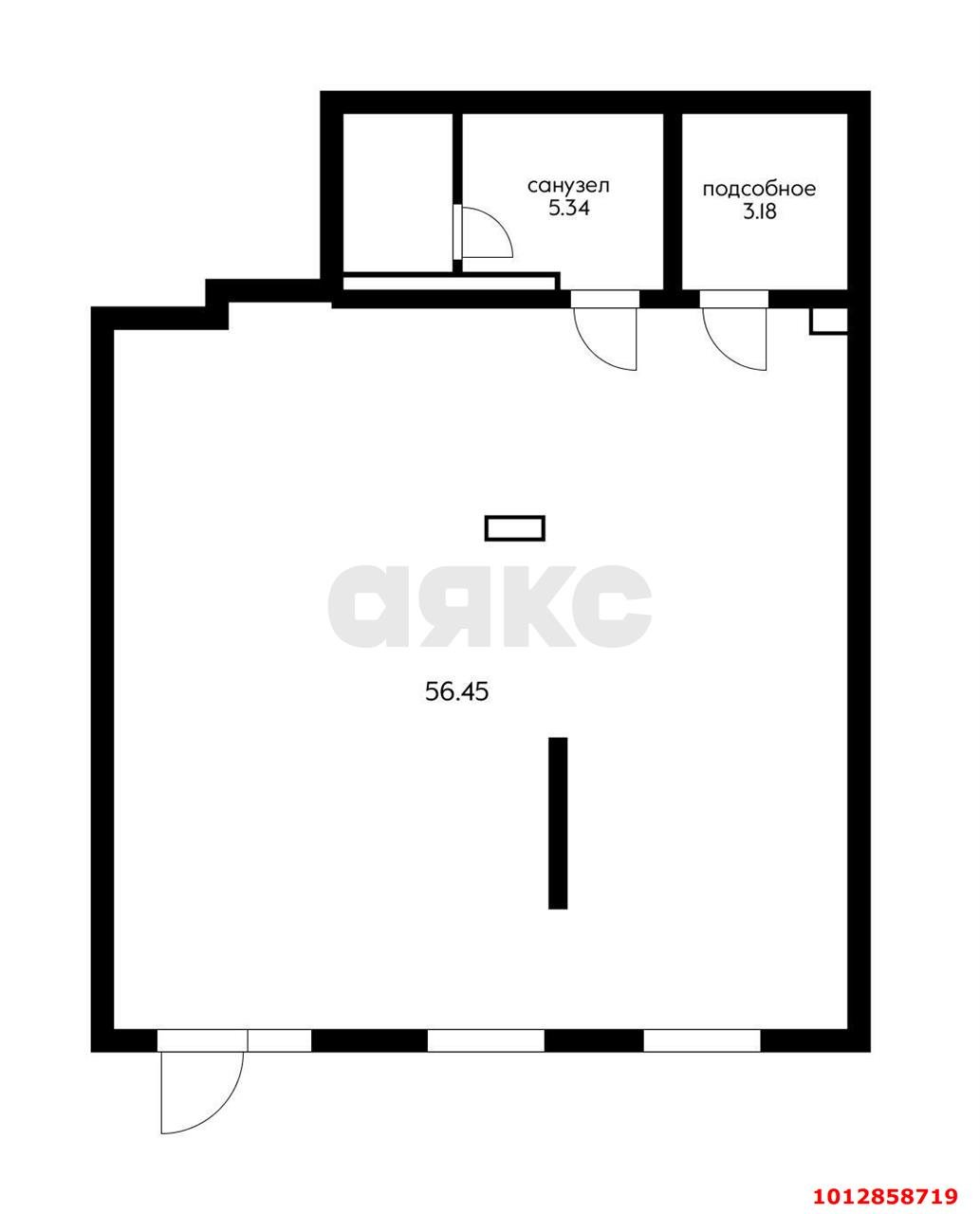 Фото №4: Торговое помещение 65 м² - Краснодар, Светлоград, ул. Красных Партизан, 1/4к3