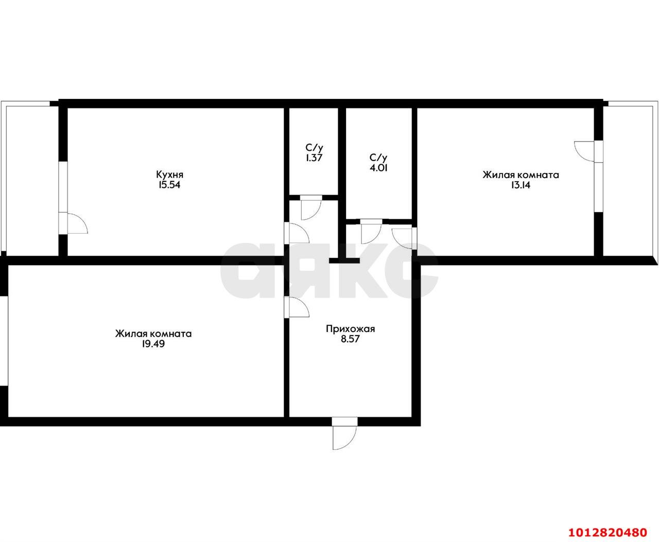 Фото №10: 2-комнатная квартира 65 м² - Краснодар, Восточно-Кругликовский, ул. Генерала Трошева, 45