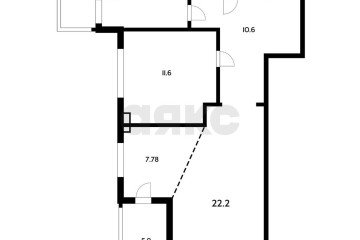 Фото №5: 3-комнатная квартира 76 м² - Краснодар, мкр. жилой комплекс Альпы, ул. Командорская, 6к2