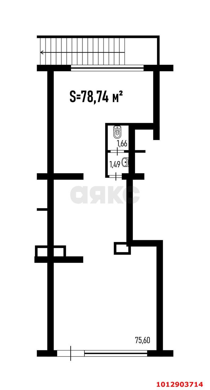 Фото №6: Торговое помещение 79 м² - Краснодар, жилой комплекс Светлый, ул. Московская, 144/2