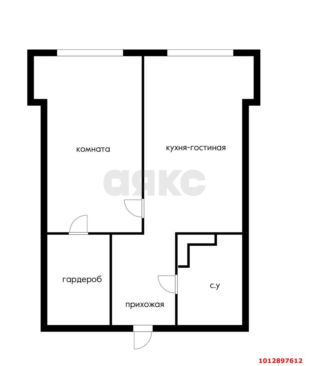 Фото №13: 1-комнатная квартира 41 м² - Краснодар, жилой комплекс Новелла, ул. Питерская, 40к1