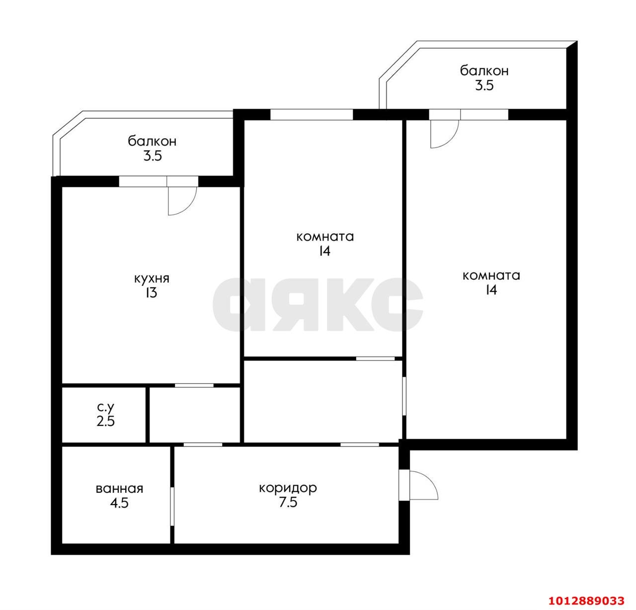 Фото №10: 2-комнатная квартира 71 м² - Краснодар, жилой комплекс Квартал № 6, ул. Генерал-лейтенанта Александра Сапрунова, 13