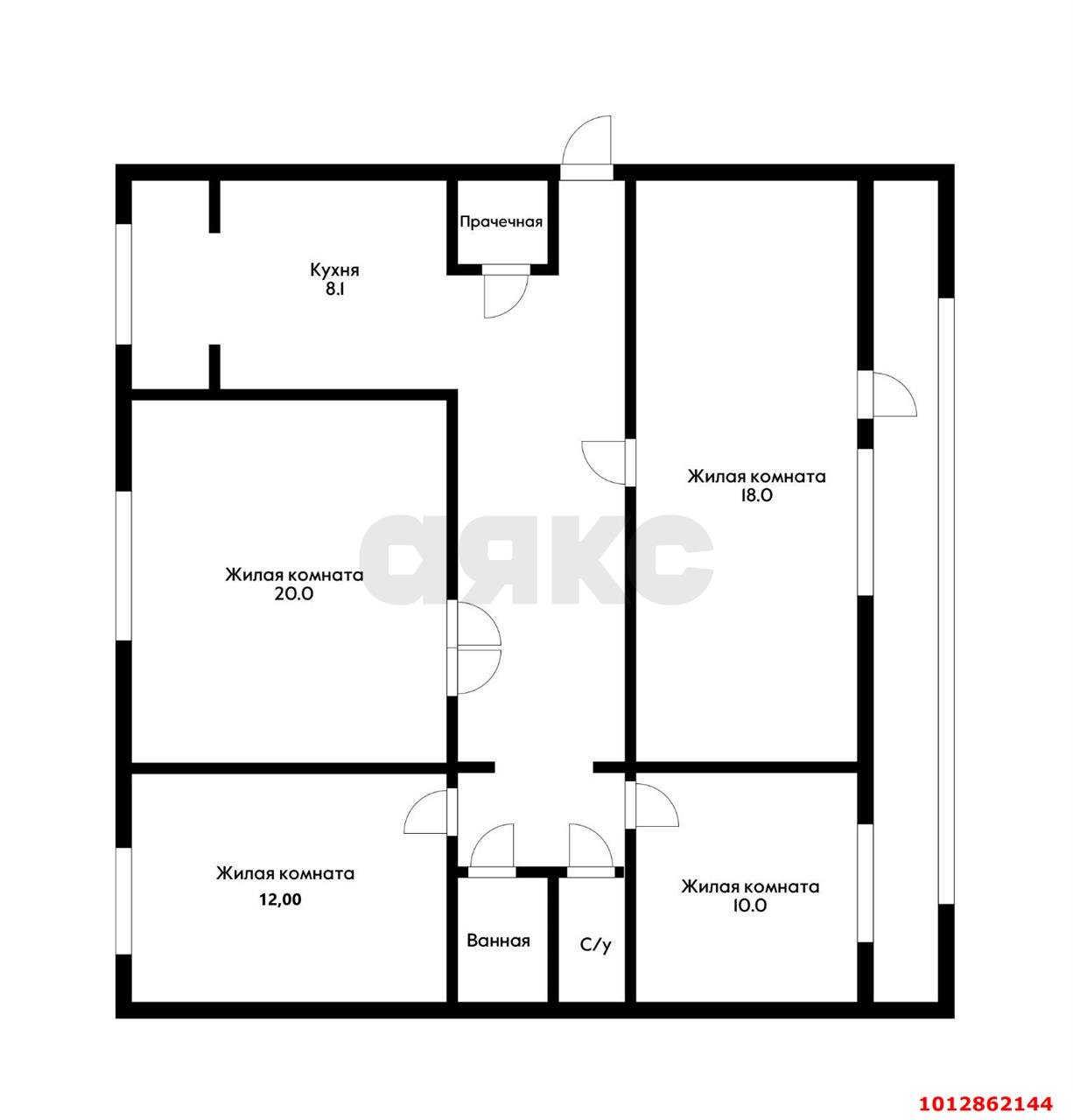 Фото №18: 4-комнатная квартира 89 м² - Афипский, ул. Победы, 2Б