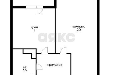 Фото №1: 1-комнатная квартира 42 м², 3/22 эт. - Краснодар, мкр. ЖК Альфа, ул. Уральская, 100/5