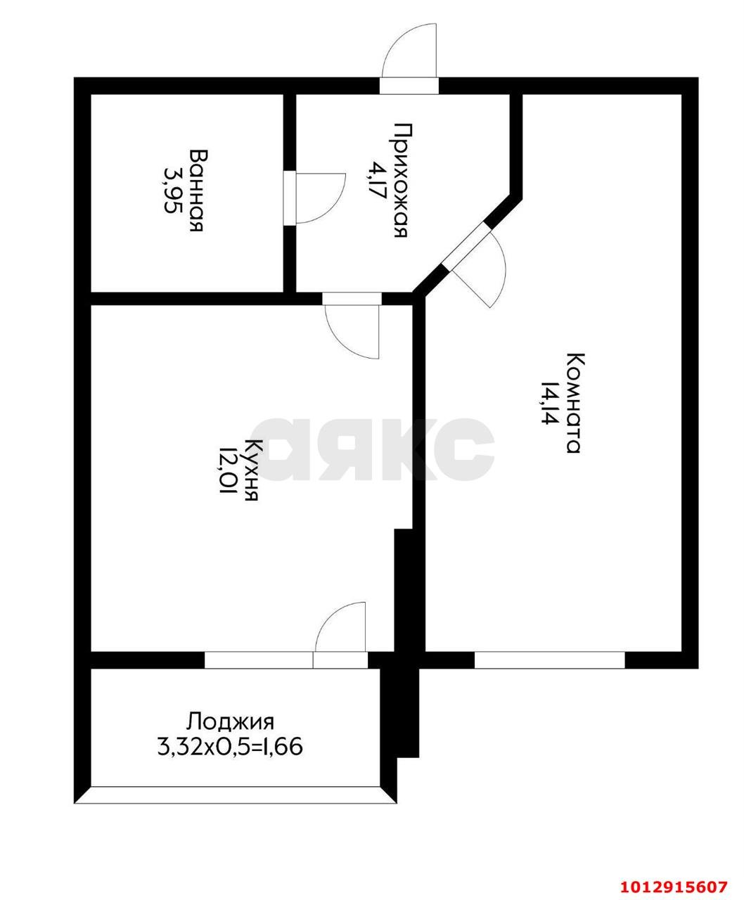 Фото №6: 1-комнатная квартира 35 м² - Краснодар, жилой комплекс Облака, ул. имени Генерала Корнилова, 9к2