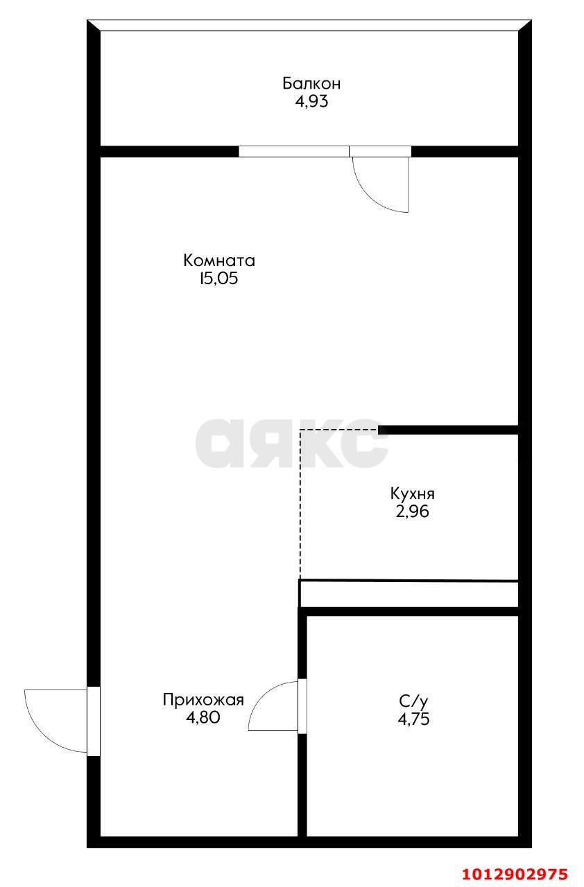 Фото №20: Студия 28 м² - Краснодар, жилой комплекс Все Свои, ул. Колхозная, 5