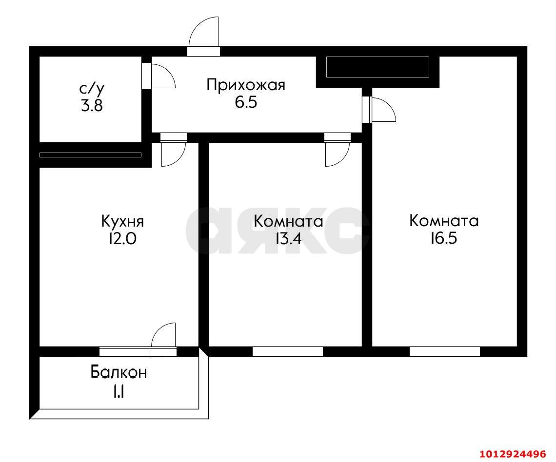 Фото №9: 2-комнатная квартира 55 м² - Краснодар, жилой комплекс Южане, ул. Даниила Смоляна, 65