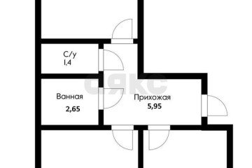 Фото №2: 2-комнатная квартира 55 м² - Краснодар, мкр. Славянский, ул. Заполярная, 39к5