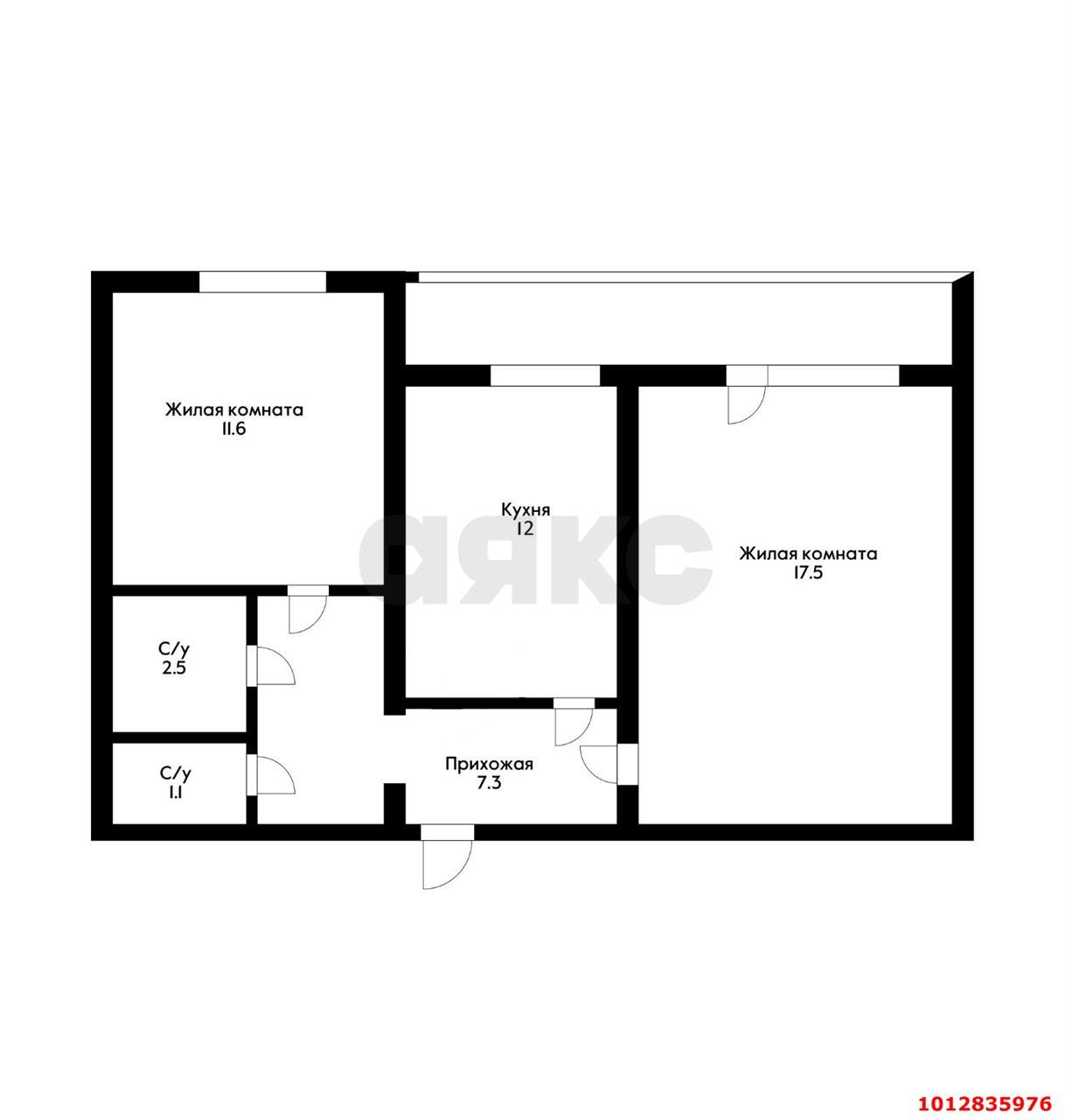 Фото №15: 2-комнатная квартира 57 м² - Краснодар, Центральный, ул. Промышленная, 94