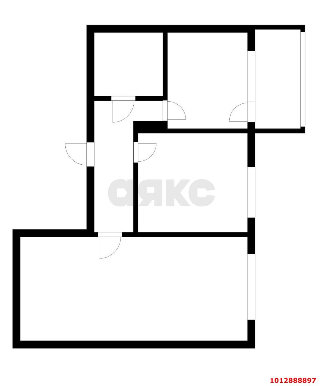 Фото №17: 2-комнатная квартира 44 м² - Краснодар, Музыкальный, ул. имени Сергея Есенина, 108/7Б