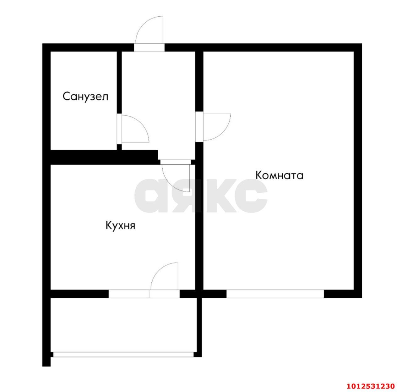 Фото №7: 1-комнатная квартира 41 м² - Краснодар, Восточно-Кругликовский, ул. Черкасская, 129/1