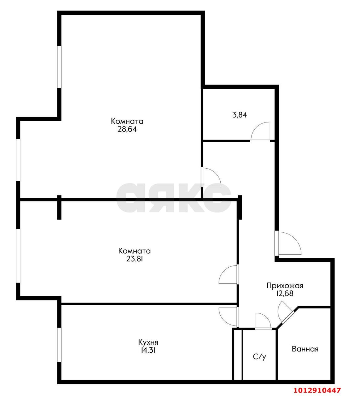 Фото №10: 2-комнатная квартира 86 м² - Краснодар, 9-й километр, ул. Ярославская, 113к1