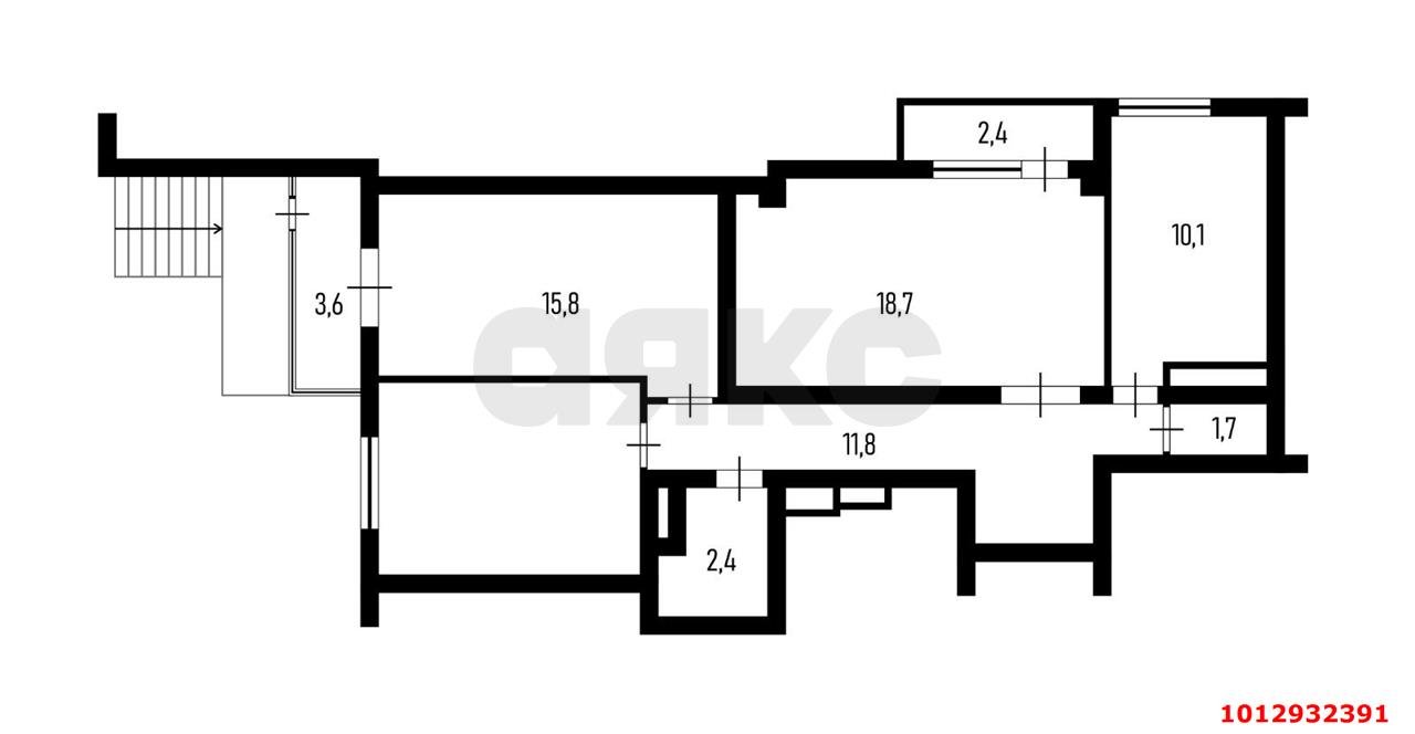 Фото №4: Торговое помещение 80 м² - Краснодар, жилой комплекс Европа-Сити, ул. Византийская, 2