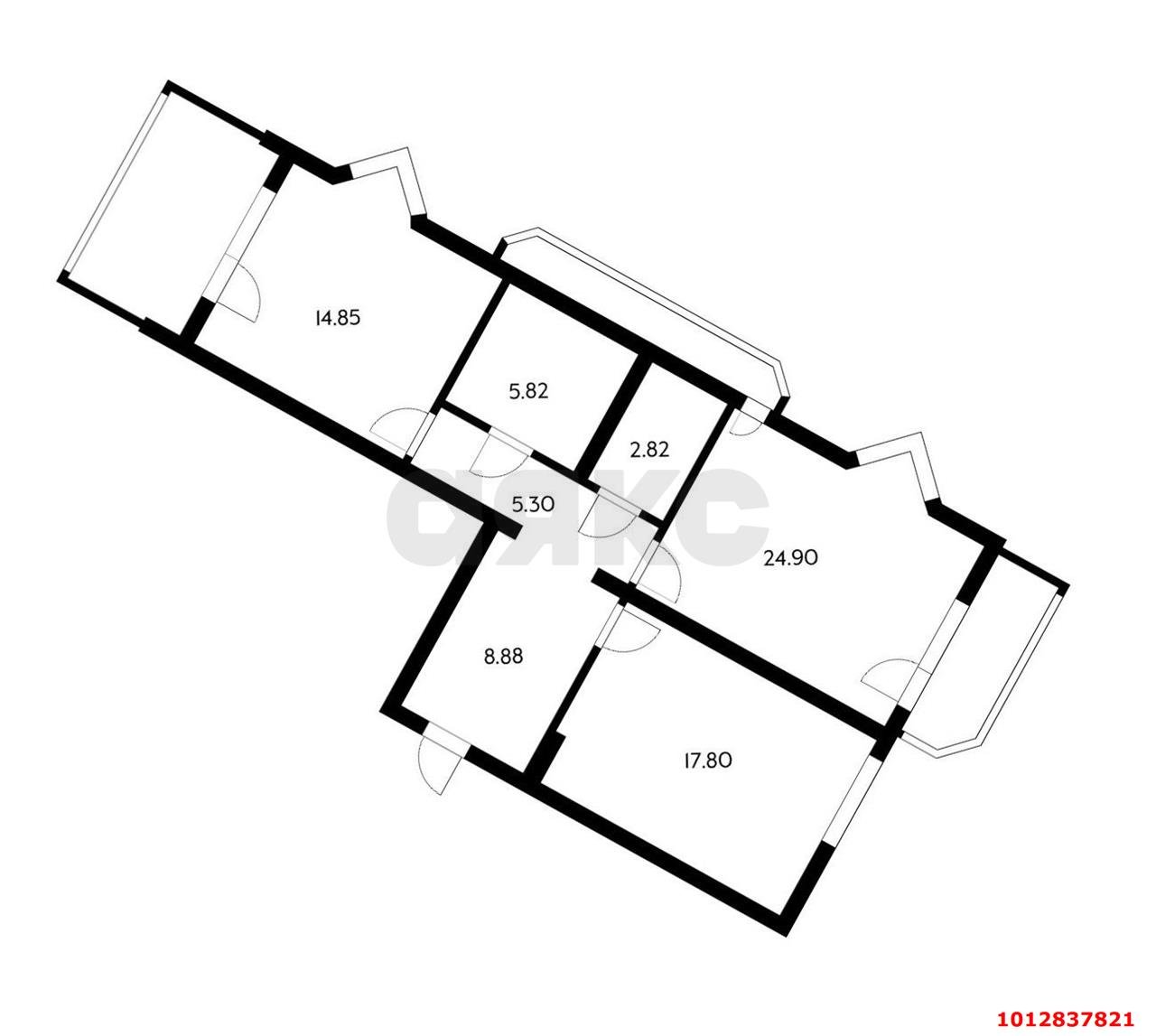 Фото №20: 2-комнатная квартира 90 м² - Краснодар, Центральный, ул. Кубанская Набережная, 31/1