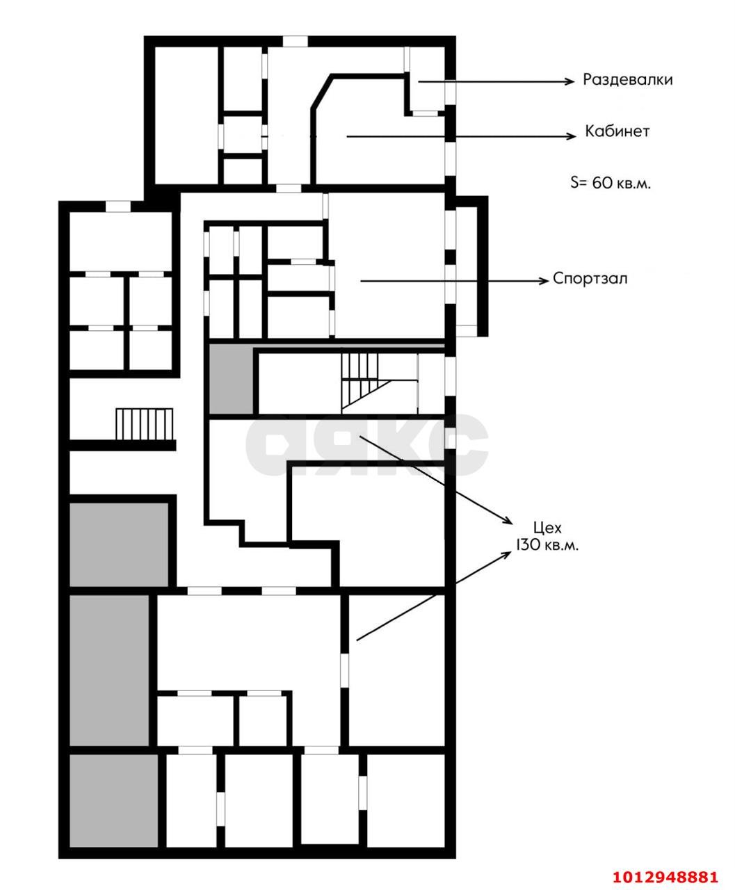 Фото №2: Торговое помещение 200&nbsp;м², 1/9&nbsp;эт. - Краснодар, Прикубанский внутригородской округ, мкр. Фестивальный, ул. имени Тургенева, 149