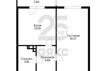 Фото №2: 1-комнатная квартира 37 м² - Краснодар, мкр. Восточно-Кругликовский, ул. Генерала Трошева, 47